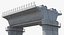 Schienenbrücke Abschnitt