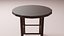 Fantasy Low Poly Hobbit Round Wooden Table