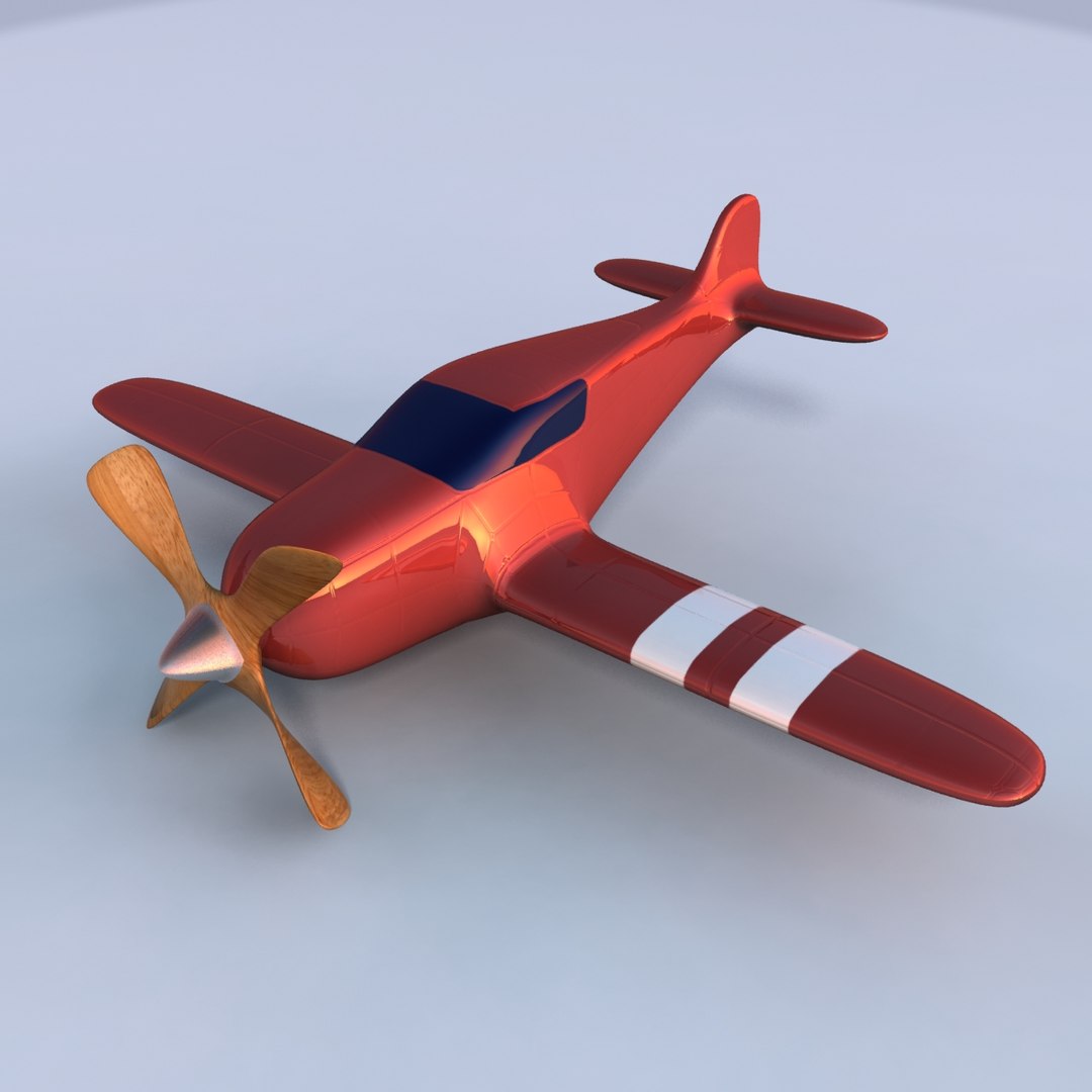 Toy plane best sale 3d model