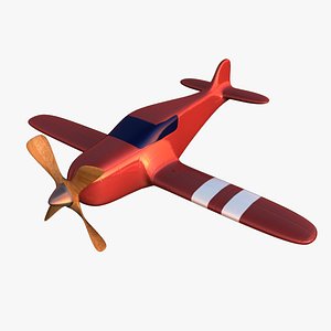 3D simple toy airplane model