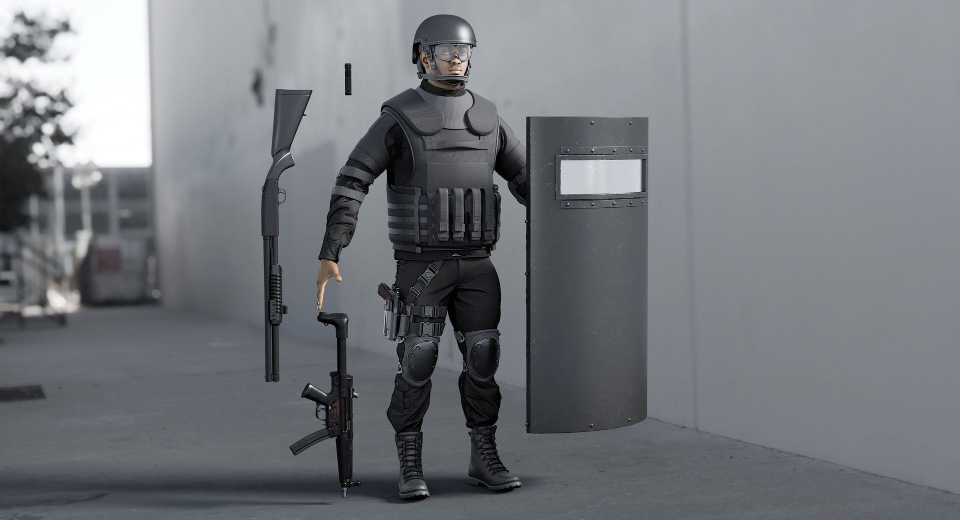 3D uniform swat equipment model https://p.turbosquid.com/ts-thumb/NL/9MmrJU/QtkRvu81/realisticsi/jpg/1573476964/1920x1080/fit_q87/26c71b77871ee3eeb803cb525fab6ad2f461446a/realisticsi.jpg