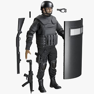 Daniel SWAT Uniform With Equipment
