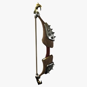 Game Ready Low Poly Fantasy Battle Bow