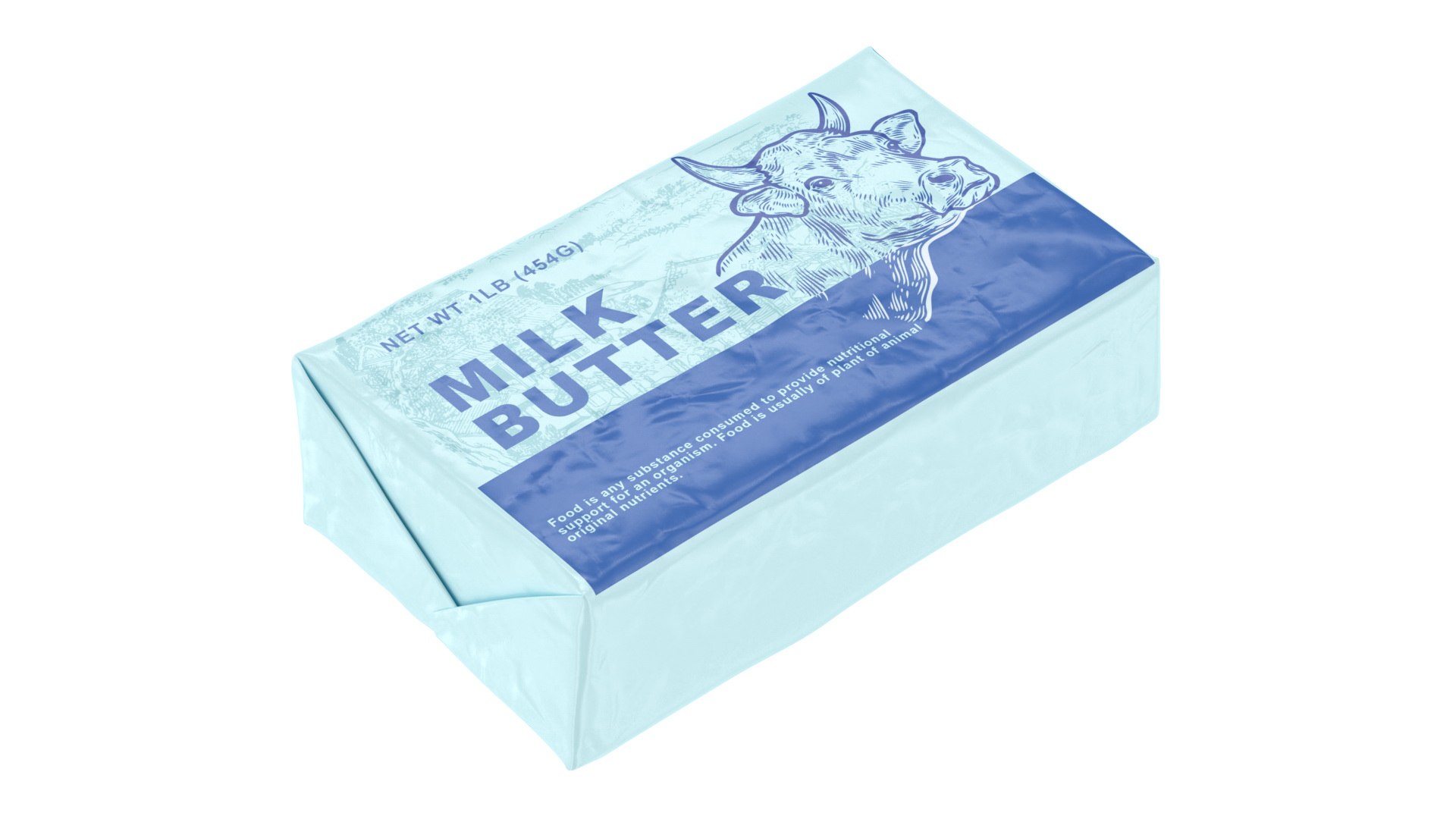 Wrapped Unsalted Cow Milk Butter 3D model https://p.turbosquid.com/ts-thumb/NL/B64U2z/1G/wrappedunsaltedcowmilkbutter3dsmodel005/jpg/1619409199/1920x1080/fit_q87/e74159e4d03aff6c5a0052d1778bc65e58834701/wrappedunsaltedcowmilkbutter3dsmodel005.jpg