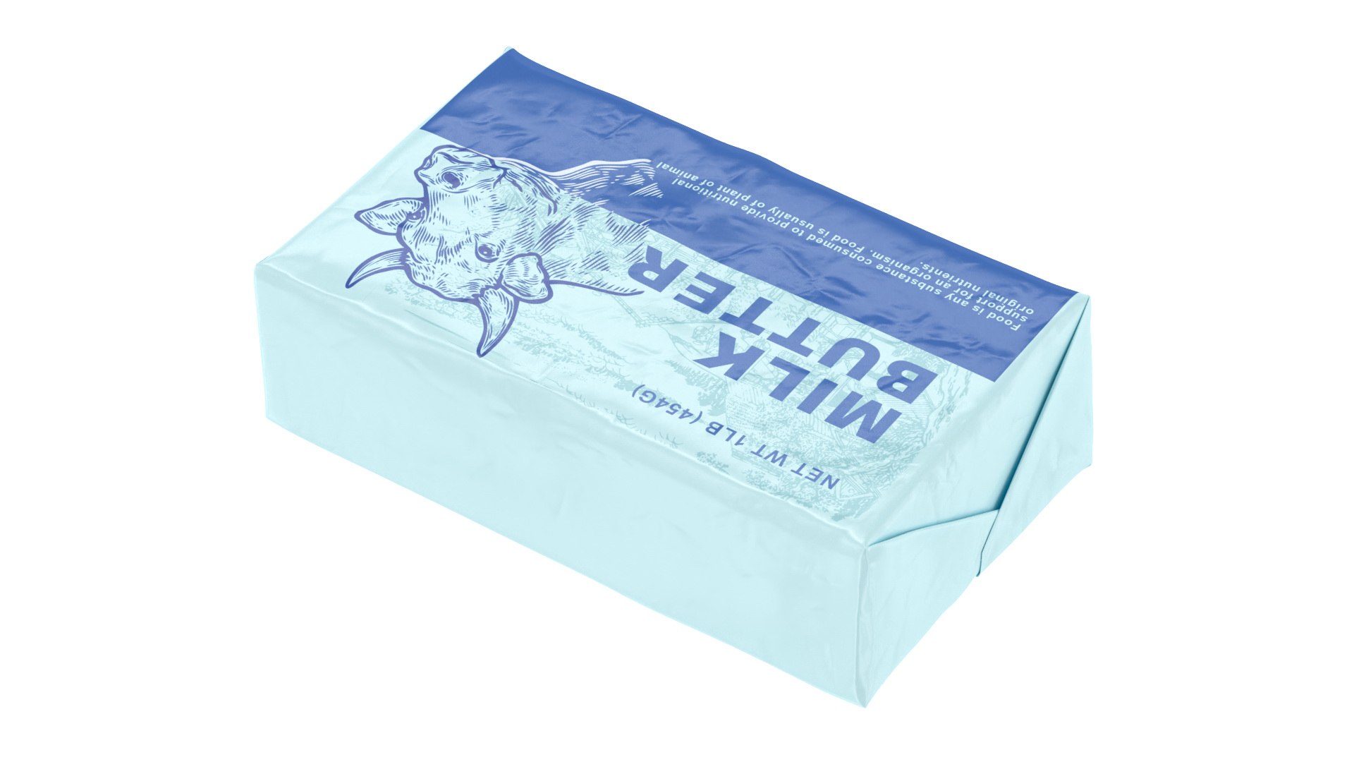 Wrapped Unsalted Cow Milk Butter 3D model https://p.turbosquid.com/ts-thumb/NL/B64U2z/7H/wrappedunsaltedcowmilkbutter3dsmodel006/jpg/1619409207/1920x1080/fit_q87/f73b01676570cdd7bba239e78c0c25f5da02787b/wrappedunsaltedcowmilkbutter3dsmodel006.jpg
