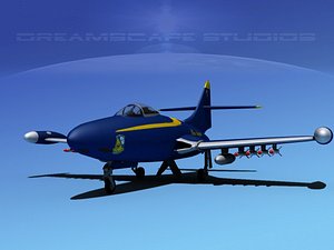 panther f9f jet fighter 3ds