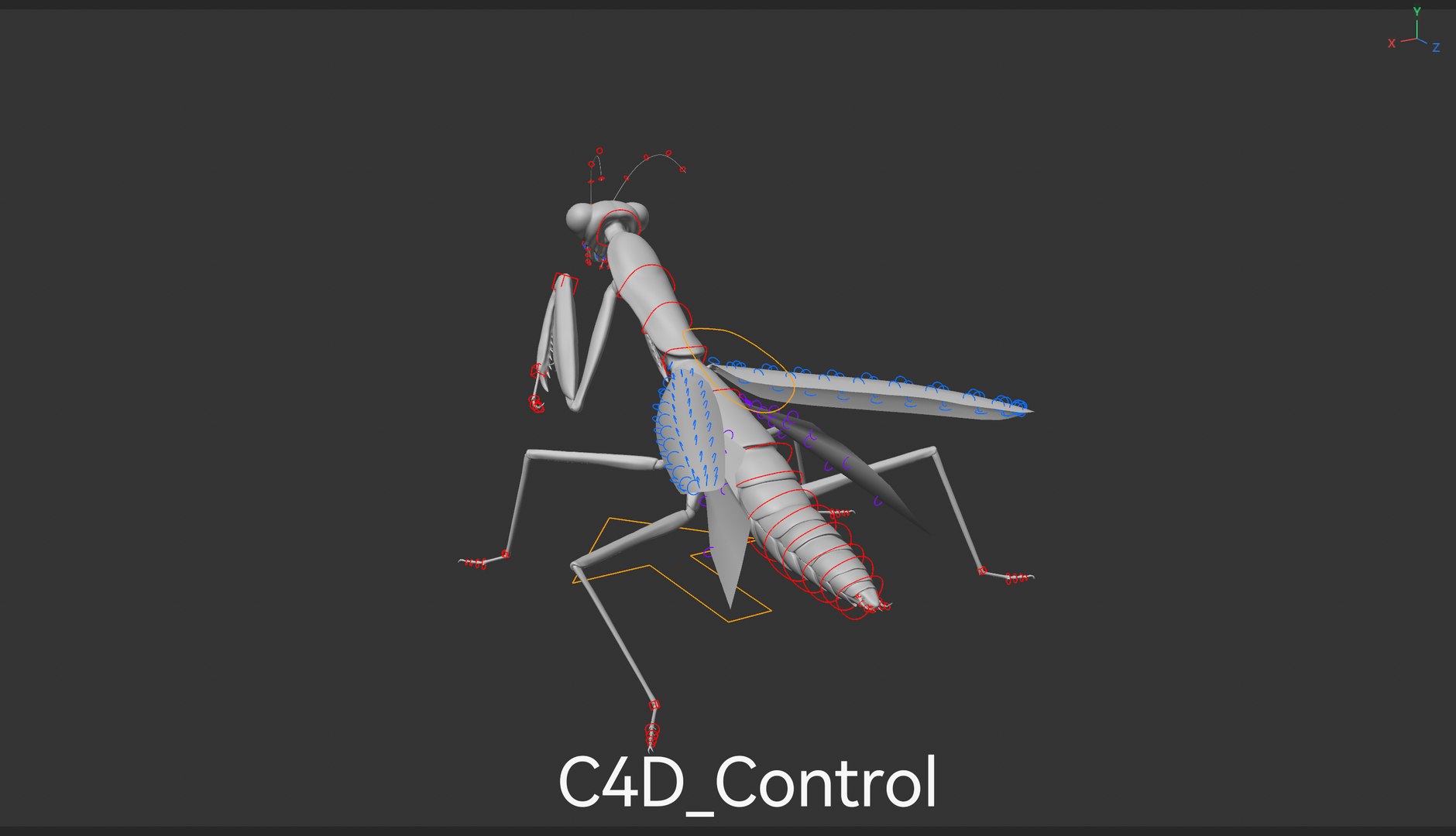 3D model Praying Mantis Rig PBR https://p.turbosquid.com/ts-thumb/NL/IatTjZ/fV/c4d_control2/png/1757262330/1920x1080/fit_q87/fc419d4d8203667b389d2ed9a9cf793642fde4c7/c4d_control2.jpg