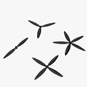 3D Airplane propellers model