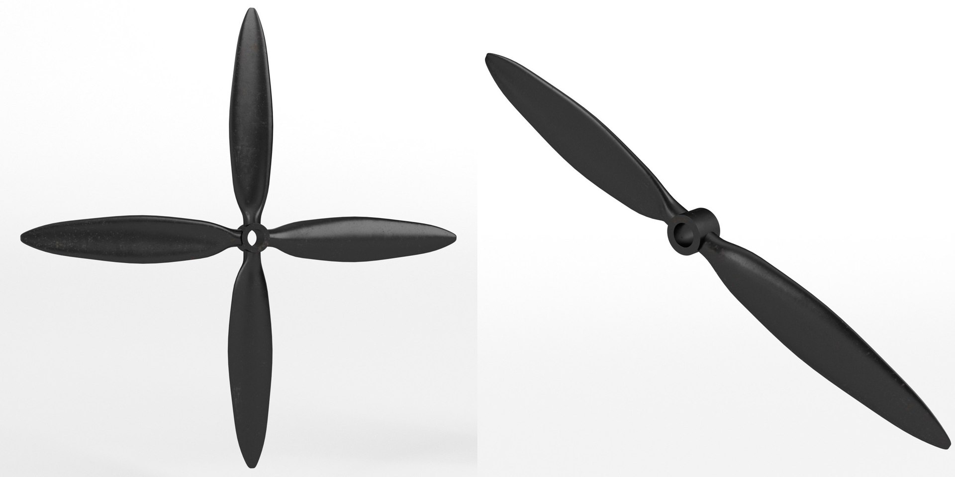 3D Airplane Propellers Model TurboSquid 1754825