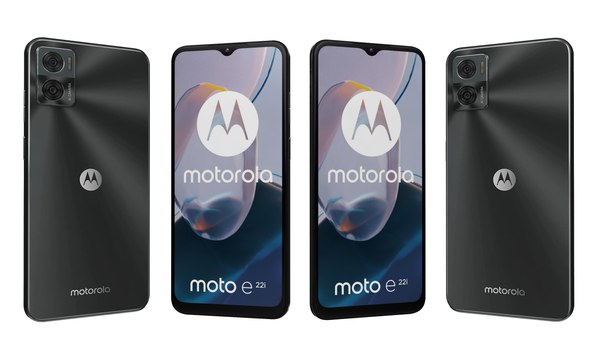 3D Motorola Moto E22i Black model