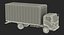 box truck isuzu npr 3D