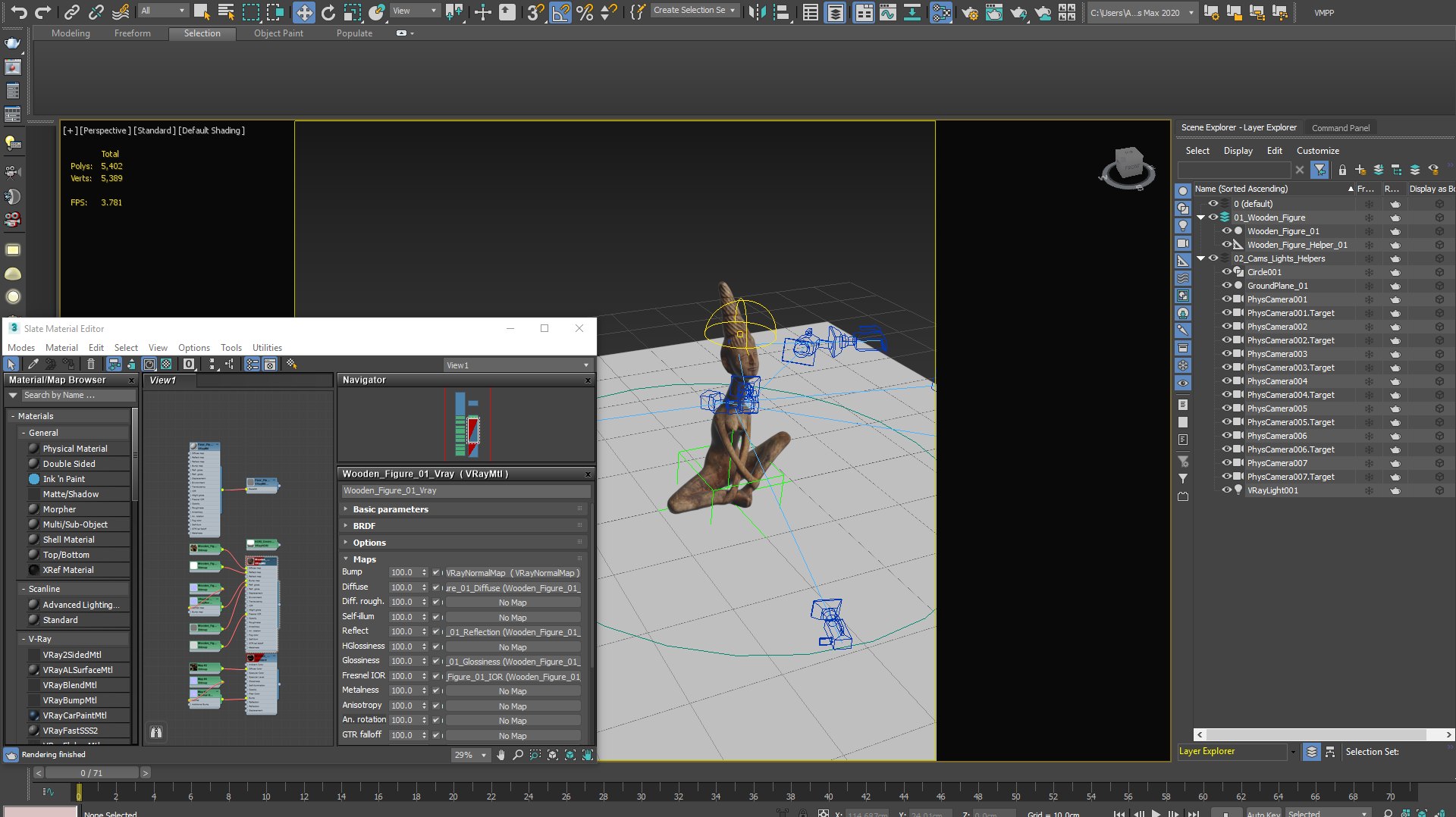 3D model wooden figure decorating - TurboSquid 1445989