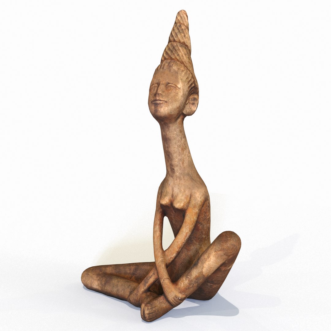 3D model wooden figure decorating - TurboSquid 1445989