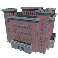 Reichsbahn Berlin Castle Plaster Red