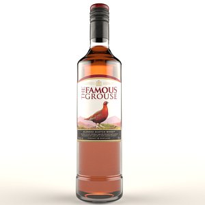 Famous Grouse Scotch Whisky Alcohol Bottle