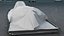 Dead Man Body Covered with White Sheet