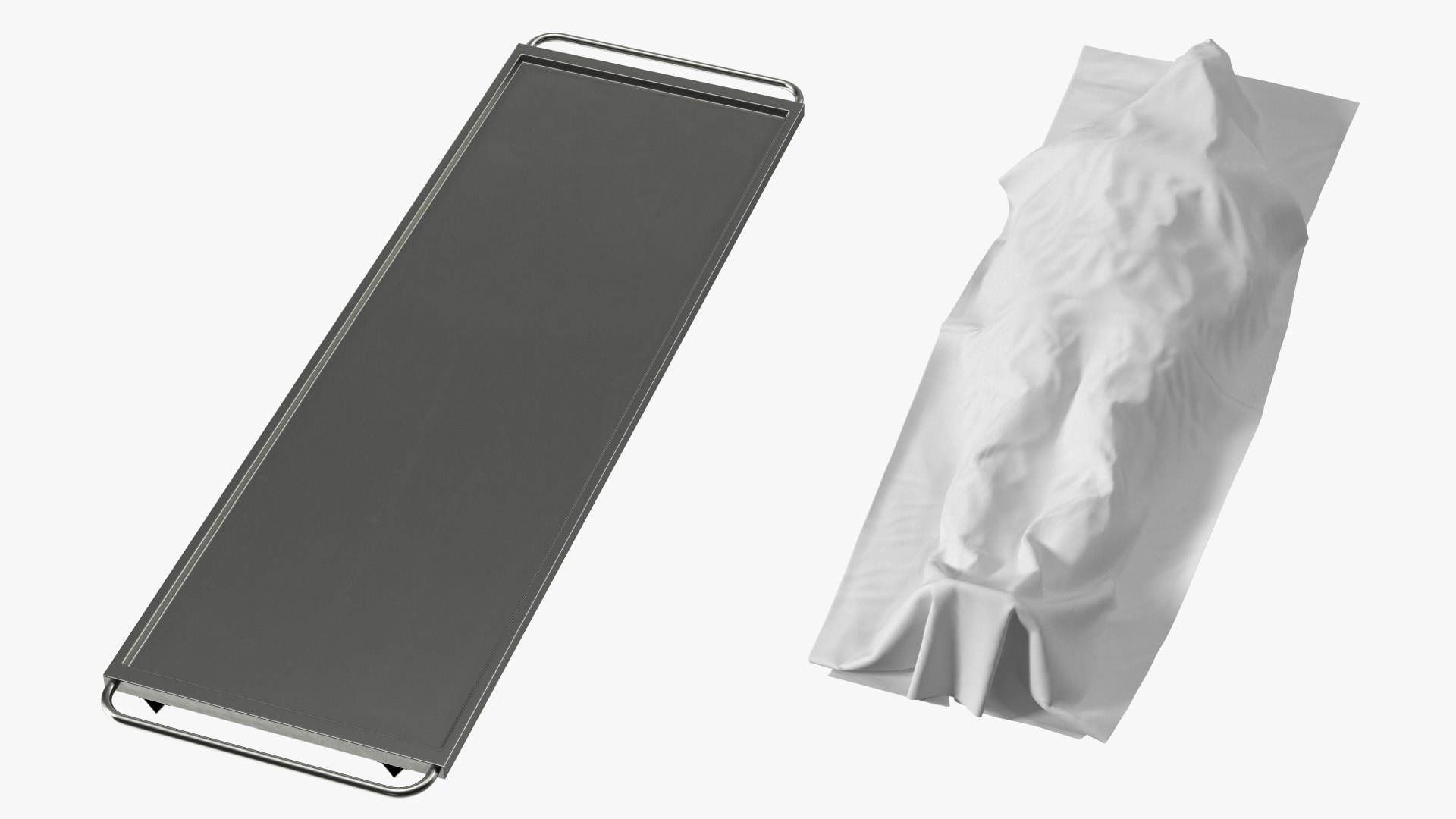 Dead Man Body Covered with White Sheet model - TurboSquid 1975703