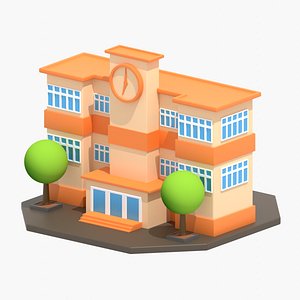 School 3D Illustration
