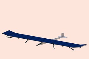 3D simple cartoon solar powered
