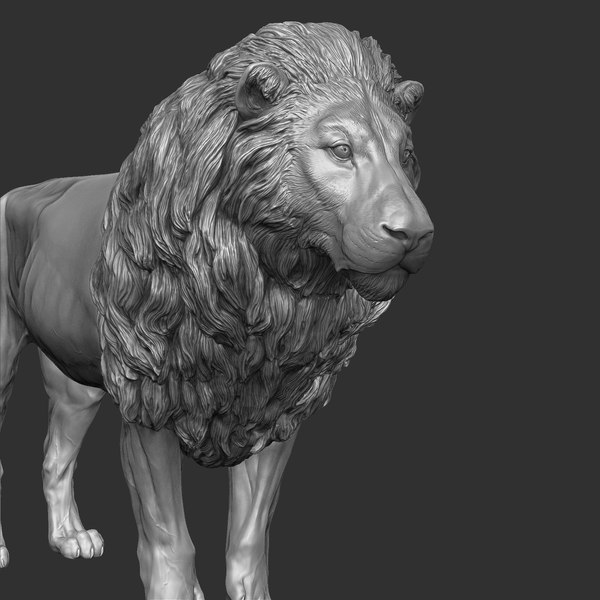 Lion zbrush 3D model - TurboSquid 1214215