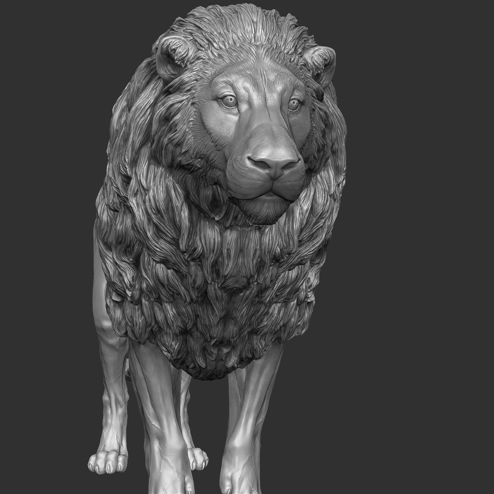 Lion Zbrush 3d Model - Turbosquid 1214215