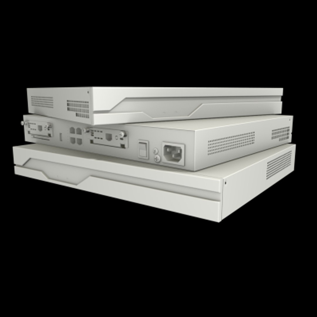 3d Cisco Router