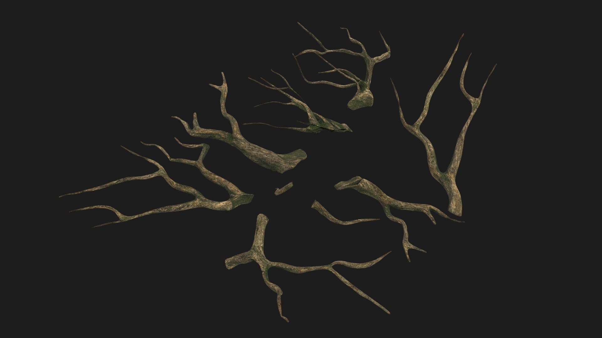 Tree Roots V4 PBR Model - TurboSquid 2283728