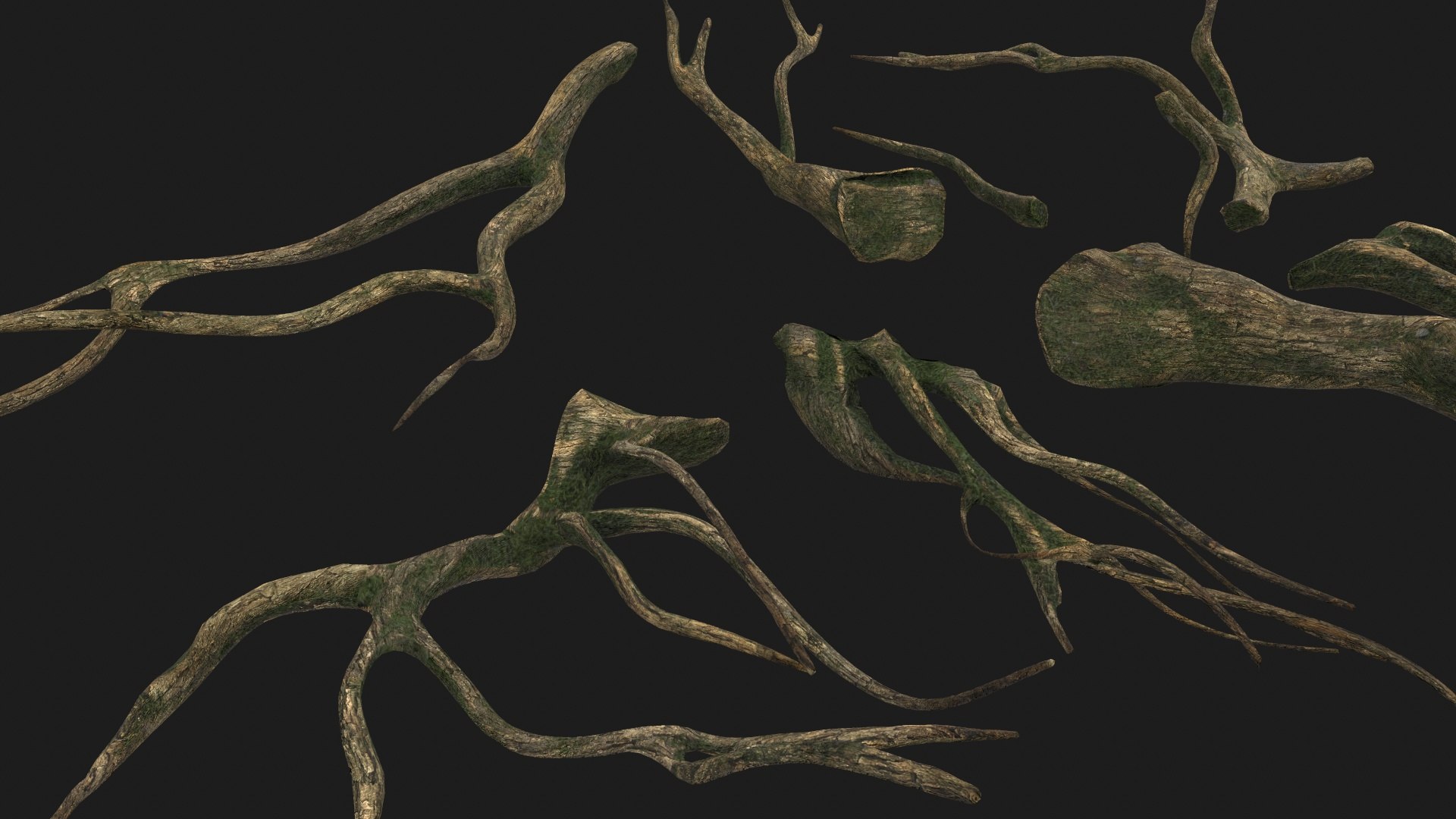 Tree Roots V4 PBR Model - TurboSquid 2283728