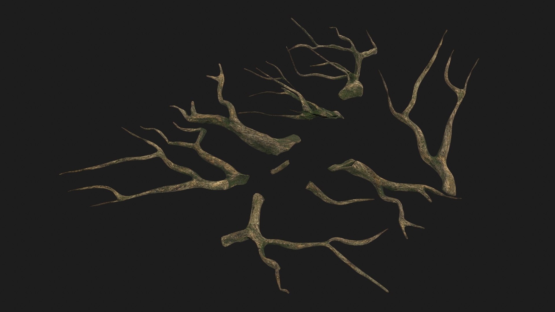 Tree Roots V4 PBR Model - TurboSquid 2283728