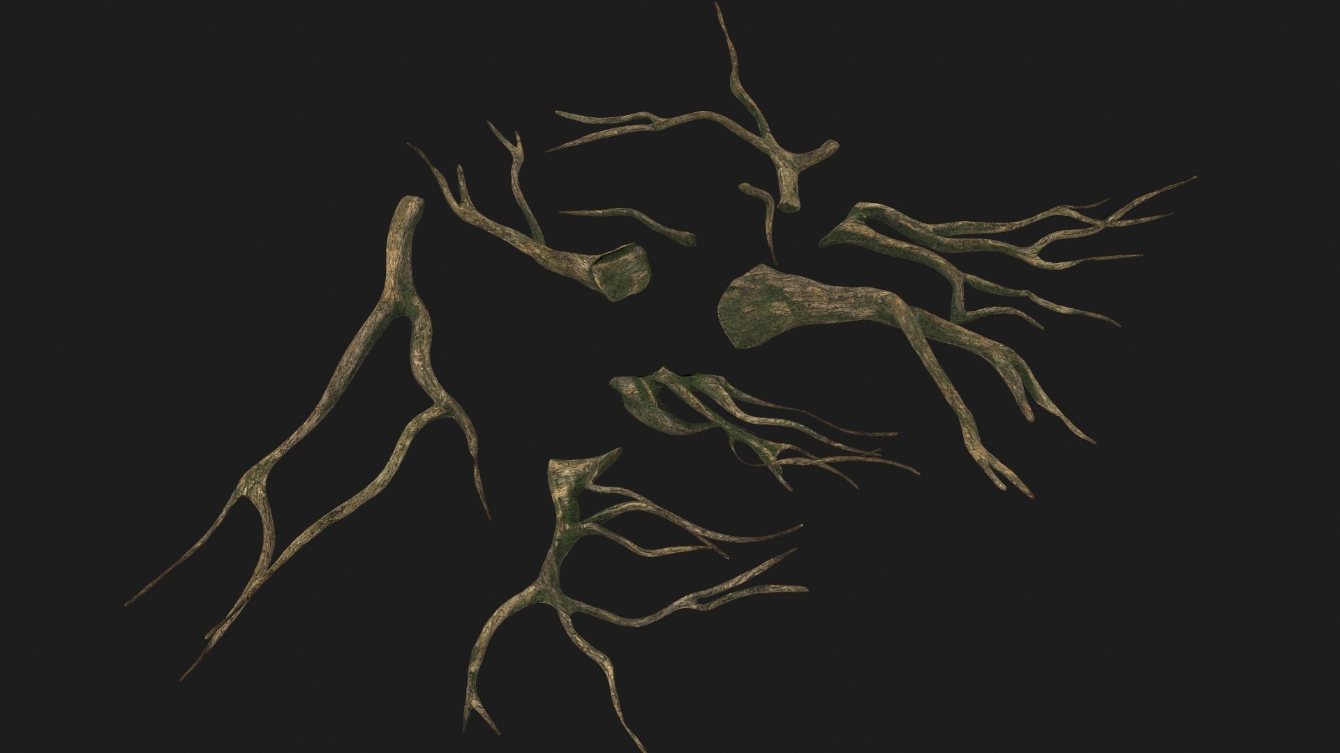 Tree Roots V4 PBR Model - TurboSquid 2283728