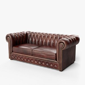 Chesterfield Leather Sofa