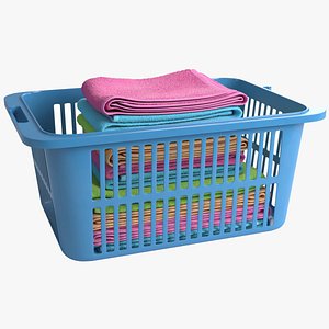 3D Basket Towels V3