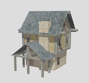 medieval blacksmith house 3D model