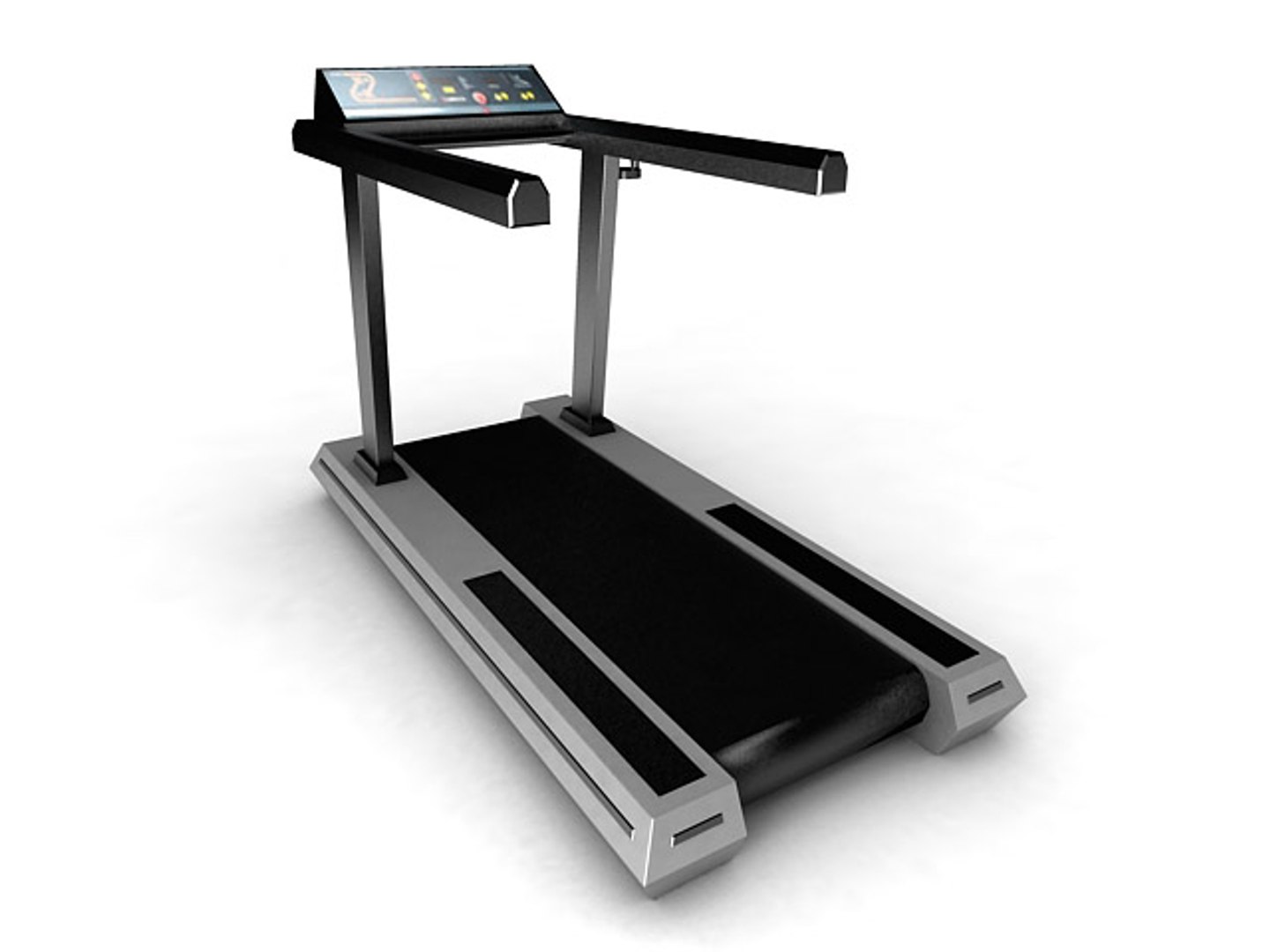3d treadmill exercise equipment model