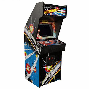 Asteroids Arcade Cabinet Retro 3D model
