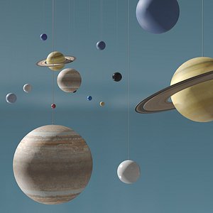 Hanging Solar System Model