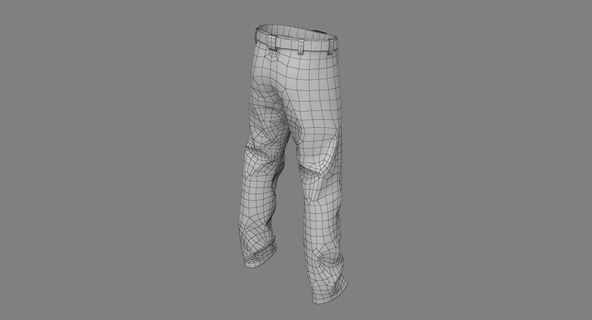3D realistic khaki cargo pants model - TurboSquid 1269610