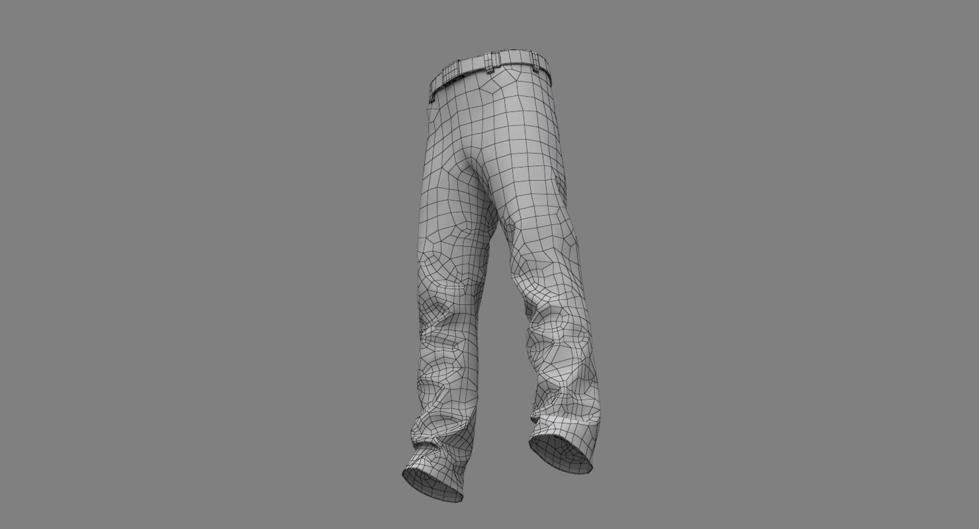 3D realistic khaki cargo pants model - TurboSquid 1269610
