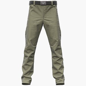 Cargo Pants (Khaki) V-ray+PBR