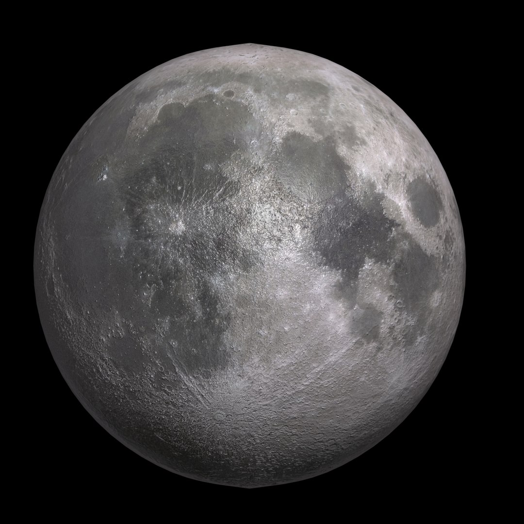 3d model moon