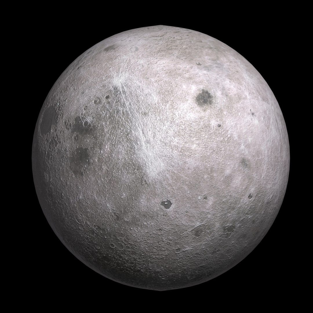 3d model moon