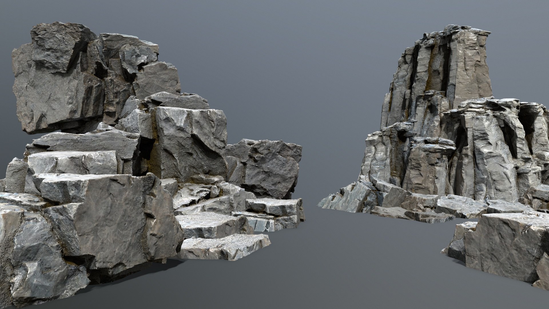 3D Model Sea Rocks - TurboSquid 2426205