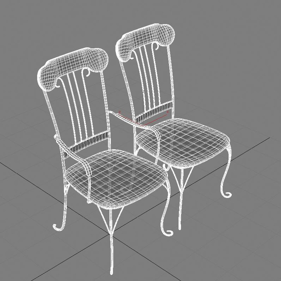 dining armchair chair obj