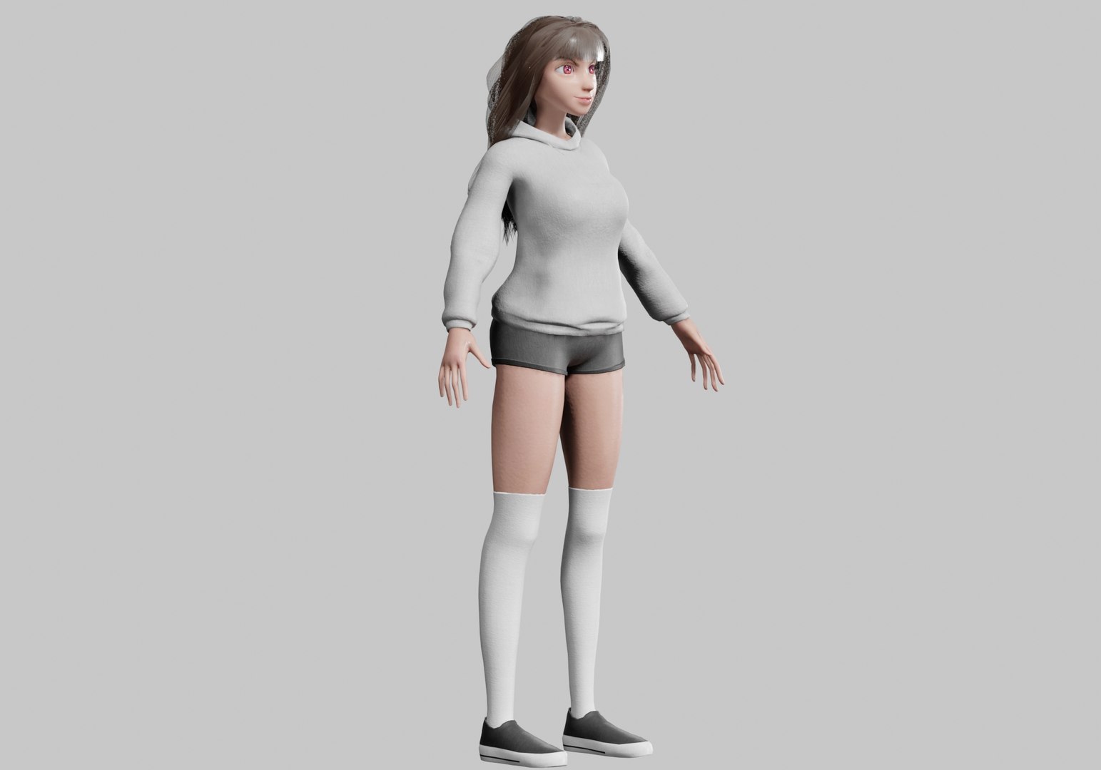 Beautiful Basic Woman V35578 3D Model - TurboSquid 2280939