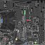 Controle de jogo retrô com cabo preto