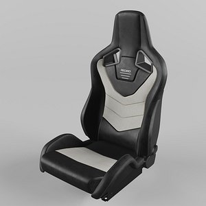 RECARO Sportster GT Grey Seat 3D model