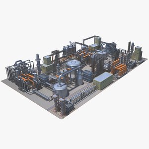 3D model Industrial Area 45