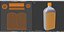 jagermeister liqueur bottle 3d model
