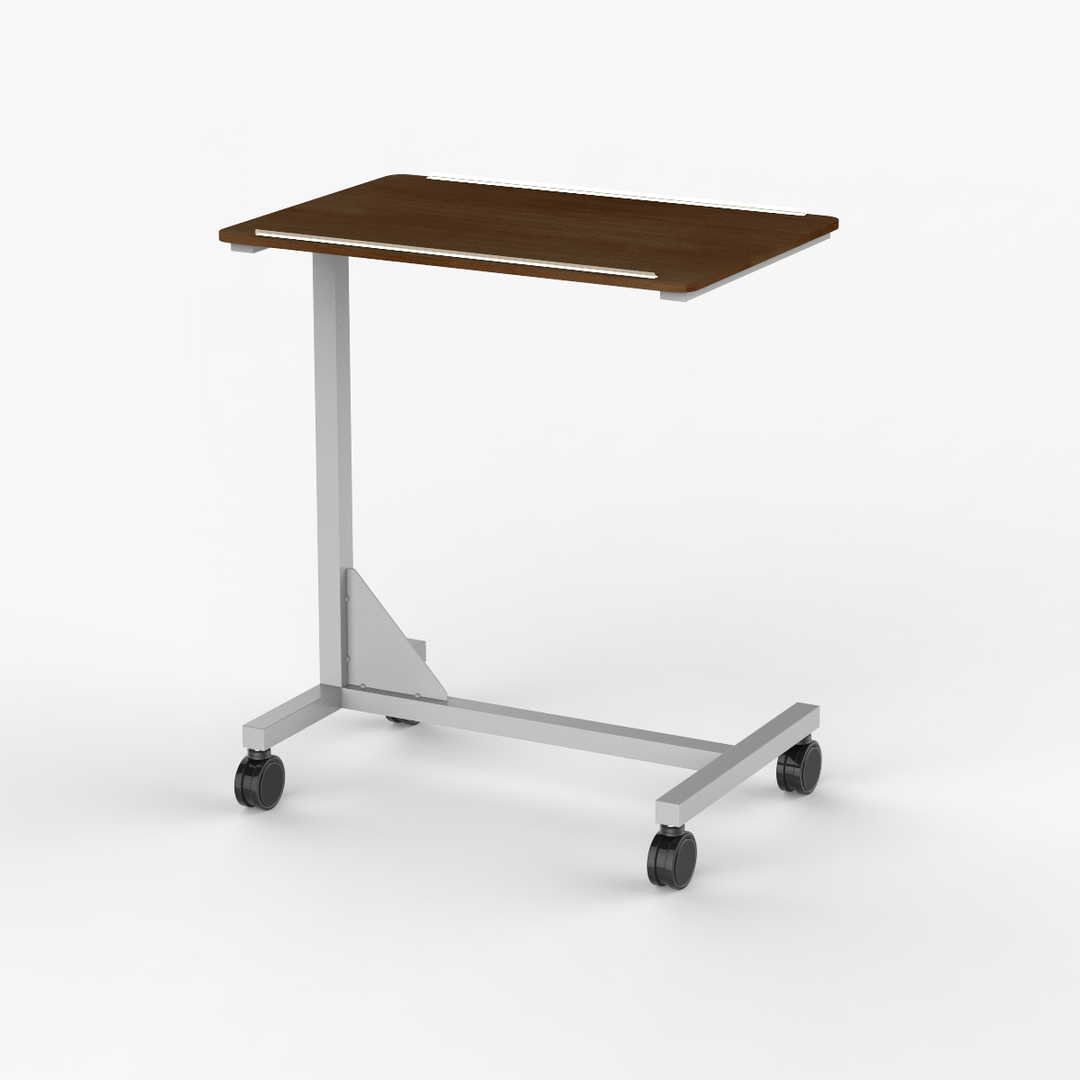 Overbed Hospital Tray Table Wood Model TurboSquid 1198438