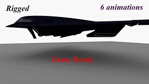 3D model stealth bomber